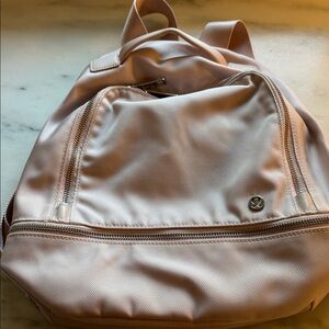 Lululemon Small Backpack Pale Pink